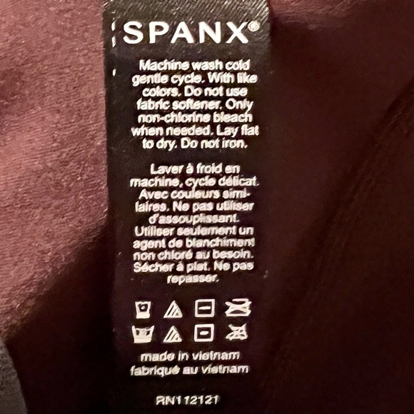 SPANX Contour orange stripe leggings. NWT Size S - Picture 5 of 10